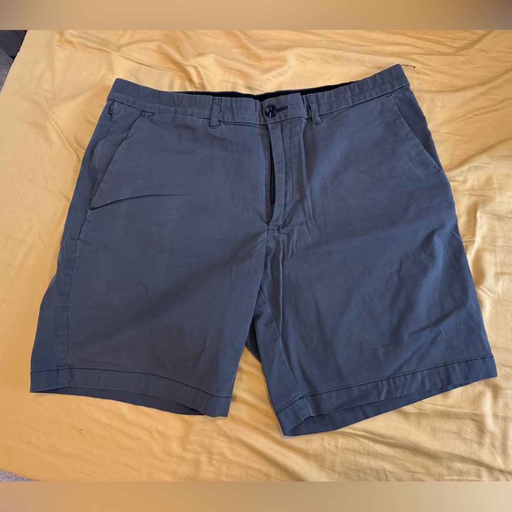 Goodfellow & Co Blue Flat Front Shorts